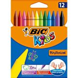 BİC SİLİNEBİLİR PASTEL 12Lİ