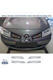 Renault Megane 2 Krom Ön Panjur 4 Parça 2006-2010 Arası P.Çelik