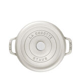 Staub B Döküm Tencere 24 cm Beyaz
