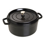 Staub B Döküm Tencere Yuvarlak 26 cm Siyah