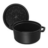 Staub B Döküm Tencere Yuvarlak 26 cm Siyah