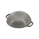 STAUB LA COCOTTE WOK TAVA CAM KAPAKLI DEMİR DÖKÜM GRAFİT GRİ 30 CM - 405114620