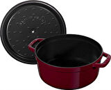 Staub B Döküm Tencere Yuvarlak 24 cm Bordo
