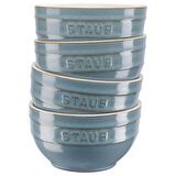 STAUB 405081470 CERAMİCS KASE 14 CM SET 4'LÜ ANTİK TURKUAZ