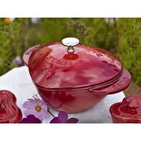 STAUB LA COCOTTE DÖKÜM TENCERE | KİRAZ | 20 CM | 1,75 L | KALP