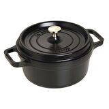STAUB 405093050 DÖKÜM TENCERE YUVARLAK 22CM SİYAH
