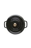 STAUB LA COCOTTE DÖKÜM TENCERE | SİYAH | 24 CM | 3,8 L | YUVARLAK