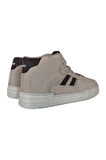 Erkek Bilekli Basket Sneaker Ayakkabı BEJ