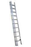 Elmas Serisi - 3 Parça X 2,5 Metre = 7,5 Metre Alüminyum Merdiven - Yerli Üretim
