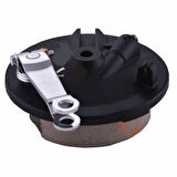 Motospartan Ön Kampana Siyah Komple (büyük Balata Dahil) Mondıal Cg125 100 Sport Agk 125