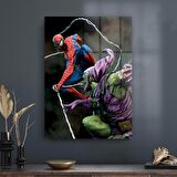 Decovetro Cam Tablo Spiderman Vs Green Goblin Web