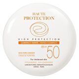 AVENE Compact SPF50 Teintee Sable 10GR - Açık renkli fondöten