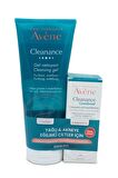 Avene Cleanance Yağlı Cilt için Temizleyici Yüz Temizleme Jeli 200 ml & Bakım Kremi 30 ml 