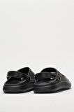 Unisex Ortopedik Deniz Havuz Terliği Sandalet SİYAH