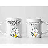 Yaşıyosun Bu Hayatı Tasarımlı Kupa Bardak