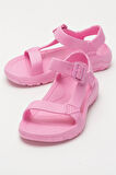 Unisex Eva Spor Kaymaz Yürüyüş Sandaleti PEMBE