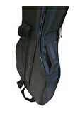 Profesyonel SU GEÇİRMEZ 20 MM PEDLİ Gigbag Akustik Gitar Kılıfı Lacivert