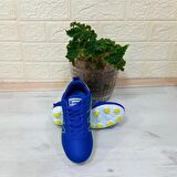 Jump 28843 Saks Mavi Krampon Çim Saha Çocuk Futbol Ayakkabı
