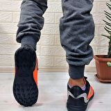 Lotto Rapsodı Turuncu-Siyah Erkek Çocuk Halı Saha Futbol Ayakkabı