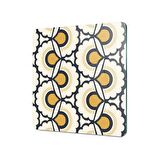 Decovetro Cam Kesme Tahtası Kare Dekoratif Çiçek Desenli 30x30 Cm