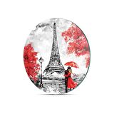 Decovetro Cam Kesme Tahtası Yuvarlak Love paris 30x30 Cm