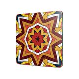 Decovetro Cam Kesme Tahtası Kare DV277 Mandala Desenli 30x30 Cm