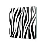 Decovetro Cam Kesme Tahtası Kare Zebra Desenli 30x30 Cm