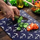 Decovetro Cam Kesme Tahtası Marine Anchor 30x40 Cm