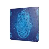 Decovetro Cam Kesme Tahtası Kare Fatma Ana Desenli 30x30 Cm