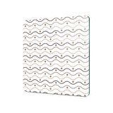 Decovetro Cam Kesme Tahtası Kare Dalgalı Nokta Desenli 30x30 Cm
