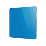 Decovetro Cam Kesme Tahtası Kare Aqua Rengi 30x30 Cm