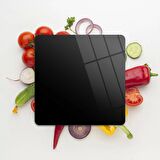 Decovetro Cam Kesme Tahtası Kare Siyah 30x30 Cm