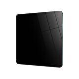 Decovetro Cam Kesme Tahtası Kare Siyah 30x30 Cm