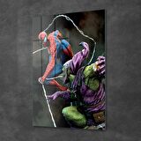 Decovetro Cam Tablo Spiderman Vs Green Goblin Web