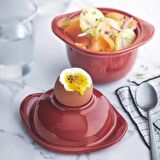 Emile Henry 348409 Kırmızı 11 cm Yumurta/Fırın Kabı