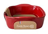 EH Fırın Kabı Dikdörtgen 42 x 28 cm Kırmızı/Burgundy -349654