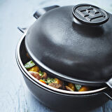 Emile Henry İnduksiyon Uyumlu Yuvarlak Tencere 2.5 L / 22 cm