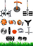 Wacker Pro Alman Turbo 660 11 İn 1 FUL Set Yan Tipi Benzinli Tırpan + Toprak Eşeleme + Akrobat Çapa