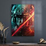 Decovetro Cam Tablo Battlefield Soldier Red