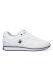 Erkek Günlük Cilt Sneaker Ayakkabı BEYAZ - FÜME