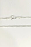 Unisex Silver Gurmet 2 Mm Gümüş Kolye Zincir Omr7897