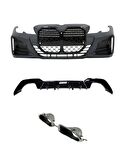 Bmw 3 Serısı G20 İçin G22 Dönüşüm Body Kıt (Piano Black Çerçeveli)