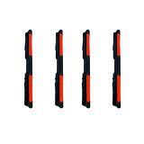 Geçmeli reflektörülü turuncu kapı bademi  DAKBY02