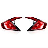 Honda Cıvıc Fc5 2016-2021 Hareketlı Led Stop Kırmızı