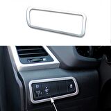 Hyundaı Tucson 2015-2018 Kontrol Panel Kaplama - Sılver (Abs)