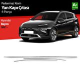Hyundai Bayon Krom Yan Kapı Çıtası 4 Prç. 2021 Üzeri