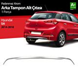 Hyundai İ20 Krom Arka Tampon Alt Çıtası 1 Prç. 2014-2018