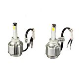 Led Far Ampulü Çift Renk Mavi/Beyaz H27-36W-4800Lm-12V / Laam493