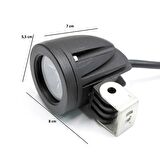 Led Sis Lambası 8000K Adet/ 10-32V / 5.5Cm /Lass226