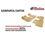 Mercedes B Serisi W246 2011 Sonrası 3D Havuzlu Bej Paspas Rizline